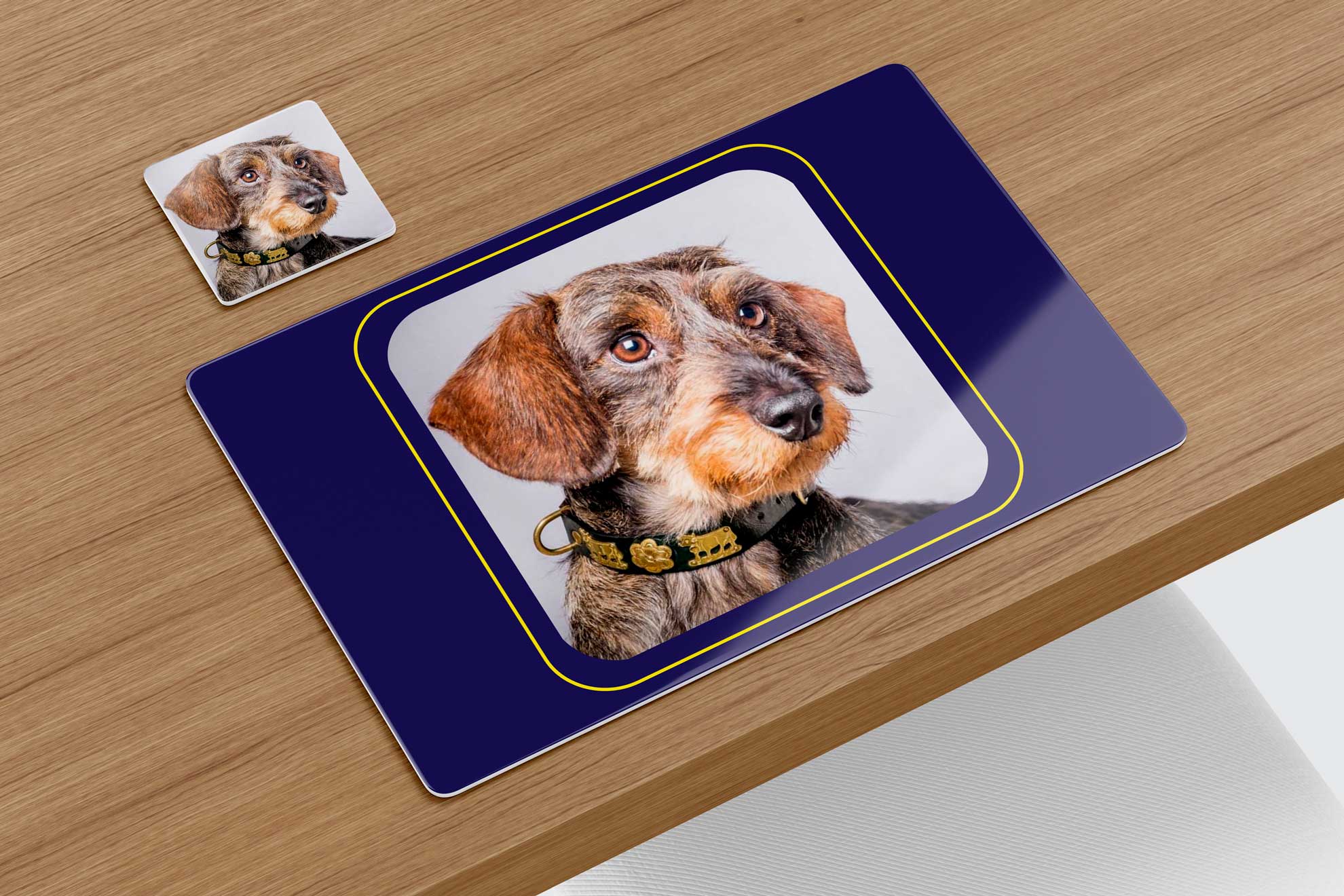 Individuales de Corcho Personalizados con Fotos de Mascota